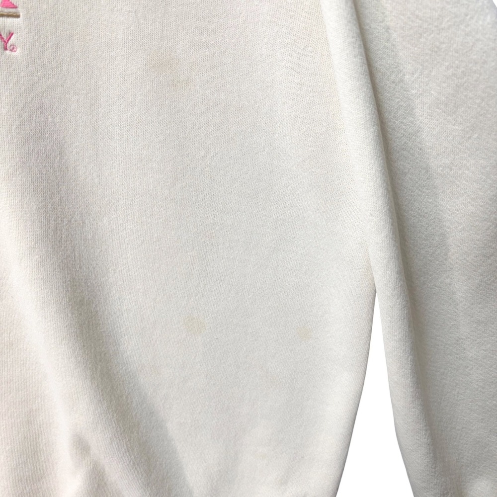 JanSport Indiana University 1990s Cream Embroidered Sweatshirt Vintage Rare IU - Picture 6 of 11